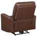 Greenfield 3 - piece Power Reclining Sofa Set Saddle Brown - Walo Furniture