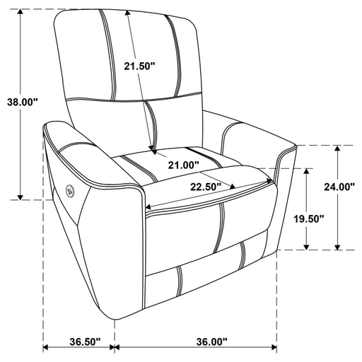 Greenfield 3 - piece Power Reclining Sofa Set Saddle Brown - Walo Furniture