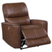 Greenfield 3 - piece Power Reclining Sofa Set Saddle Brown - Walo Furniture