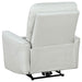 Greenfield Upholstered Power Recliner Chair Dove Grey - Walo Furniture