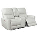 Greenfield Upholstered Power Reclining Loveseat Dove Grey - Walo Furniture