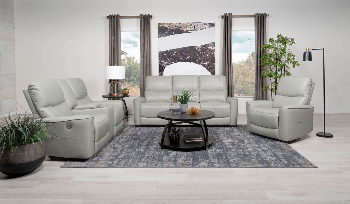 Greenfield Upholstered Power Reclining Sofa Dove Grey - Walo Furniture