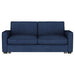 Gretchen Upholstered Convertible Sleeper Sofa Bed Navy Blue - Walo Furniture