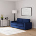 Gretchen Upholstered Convertible Sleeper Sofa Bed Navy Blue - Walo Furniture