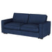 Gretchen Upholstered Convertible Sleeper Sofa Bed Navy Blue - Walo Furniture