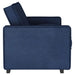 Gretchen Upholstered Convertible Sleeper Sofa Bed Navy Blue - Walo Furniture