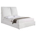 Gwendoline Upholstered Queen Panel Bed White - Walo Furniture