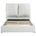 Gwendoline Upholstered Queen Panel Bed White - Walo Furniture