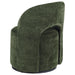 Harjo Velvet Upholstered Swivel Accent Chair Olive Green - Walo Furniture