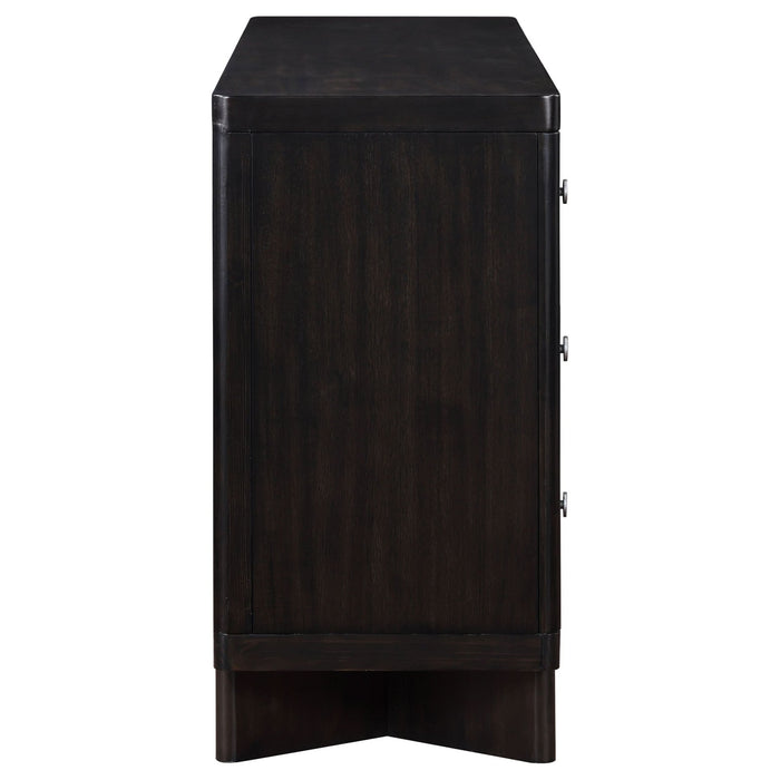 Hathaway 3 - drawer Sideboard Buffet Cabinet Acacia Brown - Walo Furniture