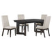 Hathaway 5 - piece Rectangular Dining Table Set Acacia Brown - Walo Furniture