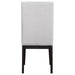 Hathaway Upholstered Dining Side Chair Cream (Set of 2) - Walo Furniture