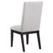 Hathaway Upholstered Dining Side Chair Cream (Set of 2) - Walo Furniture