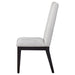 Hathaway Upholstered Dining Side Chair Cream (Set of 2) - Walo Furniture