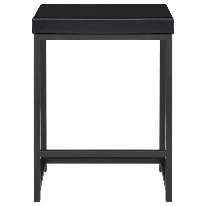 Hawes 4 - piece Multipurpose Counter Height Table Set Black - Walo Furniture