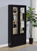 Hawthorne 4 - shelf Glass Door Cabinet with Drawers Black - Walo Furniture