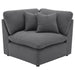 Hobson 6 - piece Upholstered Modular Sectional Sofa Charcoal - Walo Furniture