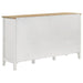 Hollis 2 - door Dining Sideboard Buffet Storage Cabinet White - Walo Furniture