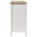 Hollis 2 - door Dining Sideboard Buffet Storage Cabinet White - Walo Furniture