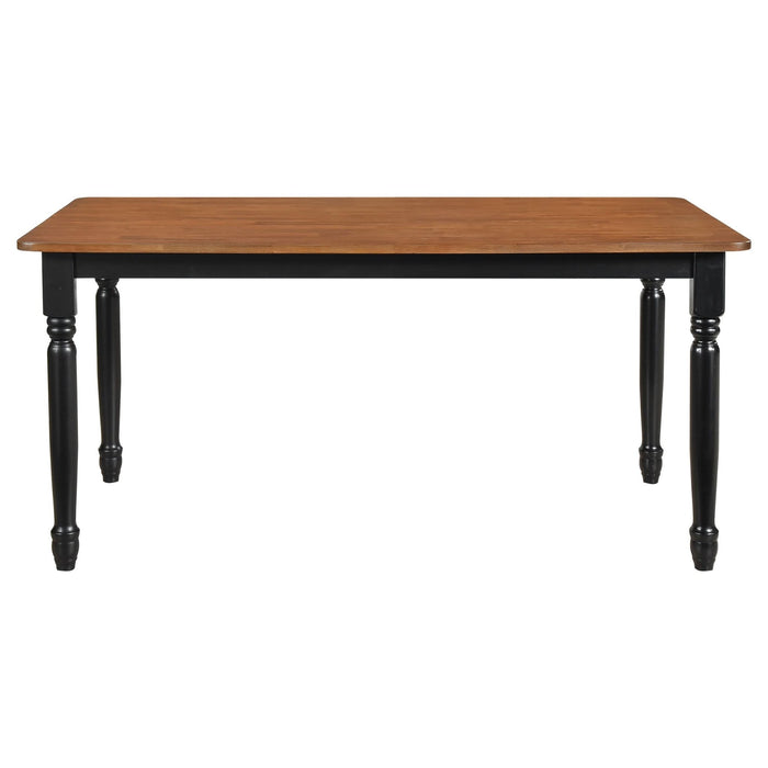 Hollyoak Rectangular 63 - inch Wood Dining Table Walnut - Walo Furniture