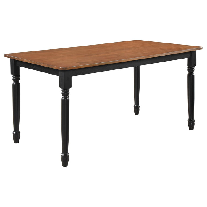 Hollyoak Rectangular 63 - inch Wood Dining Table Walnut - Walo Furniture