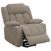 Houston Upholstered Power Lift Recliner Chair Camel - Walo Furniture