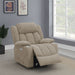 Houston Upholstered Power Lift Recliner Chair Camel - Walo Furniture