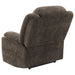 Houston Upholstered Power Lift Recliner Chair Dark Brown - Walo Furniture