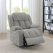 Houston Upholstered Power Lift Recliner Grey - Walo Furniture