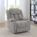 Houston Upholstered Power Lift Recliner Grey - Walo Furniture