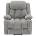 Houston Upholstered Power Lift Recliner Grey - Walo Furniture