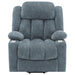 Houston Upholstered Power Lift Recliner Slate Blue - Walo Furniture