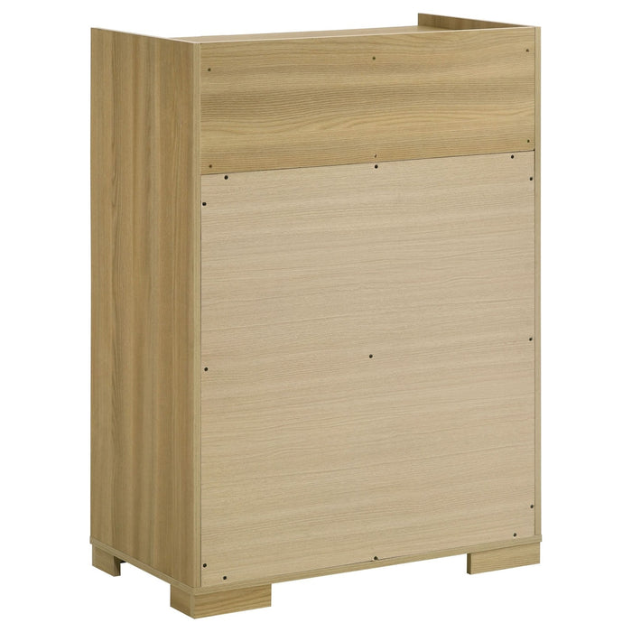 Hyland 4 - drawer Chest of Drawers Natural - Walo Furniture