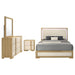 Hyland 4 - piece Eastern King Bedroom Set Natural - Walo Furniture