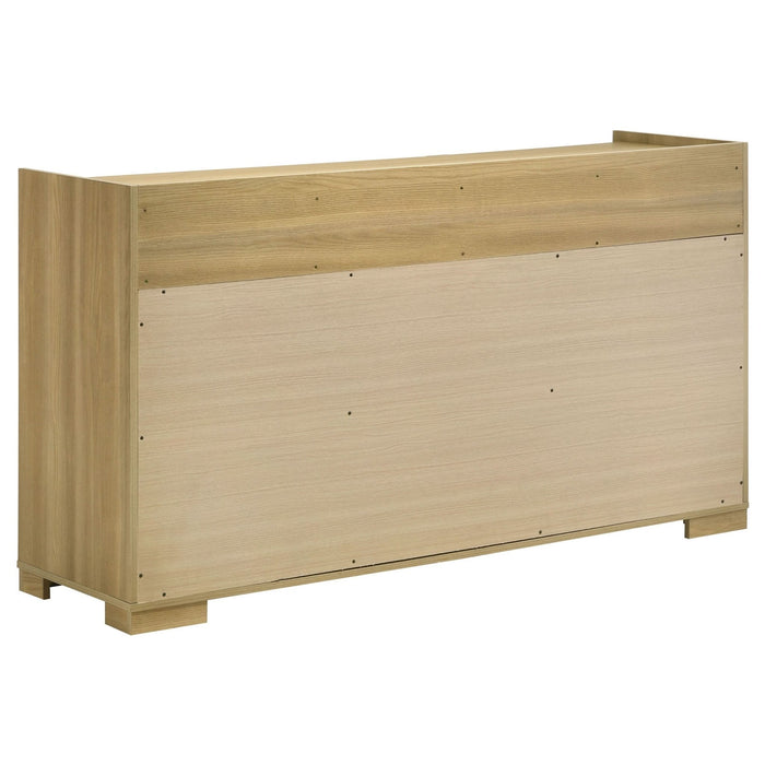 Hyland 6 - drawer Dresser Natural - Walo Furniture