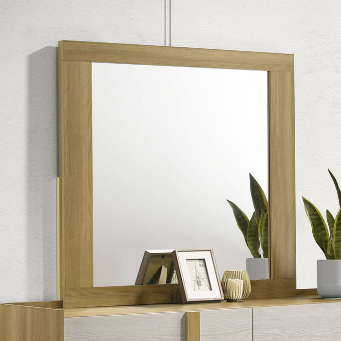 Hyland Dresser Mirror Natural - Walo Furniture