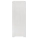 Ives 5 - drawer Bedroom Chest of Drawers White High Gloss - Walo Furniture