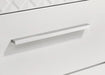 Ives 6 - drawer Dresser and Mirror White High Gloss - Walo Furniture