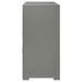 Ives 6 - drawer Dresser Cabinet Grey High Gloss - Walo Furniture