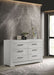 Ives 6 - drawer Dresser Cabinet White High Gloss - Walo Furniture