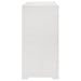 Ives 6 - drawer Dresser Cabinet White High Gloss - Walo Furniture