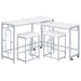 Jackson 4 - piece Multipurpose Counter Height Table Set White - Walo Furniture