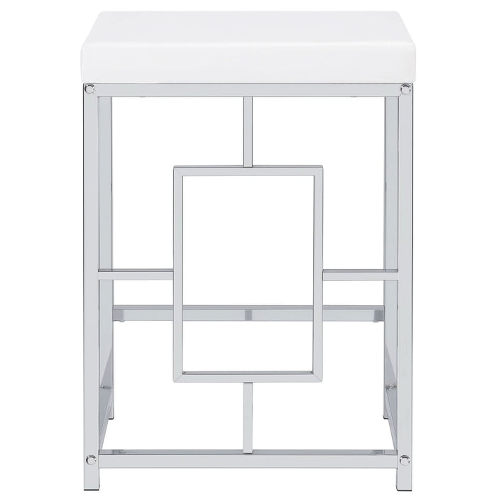 Jackson 5 - piece Multipurpose Counter Height Table Set White - Walo Furniture