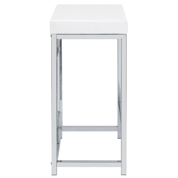 Jackson 5 - piece Multipurpose Counter Height Table Set White - Walo Furniture