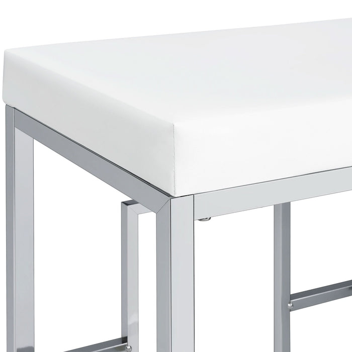 Jackson 5 - piece Multipurpose Counter Height Table Set White - Walo Furniture