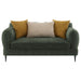 Jade 2 - piece Chenille Upholstered Sofa Set Green - Walo Furniture