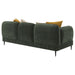 Jade Chenille Upholstered Modern Track Arm Sofa Green - Walo Furniture