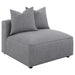 Jennifer 6 - piece Upholstered Modular Sectional Grey - Walo Furniture