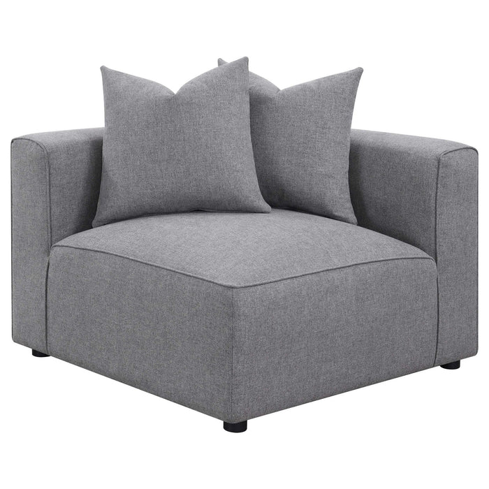 Jennifer 6 - piece Upholstered Modular Sectional Grey - Walo Furniture