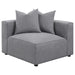 Jennifer 6 - piece Upholstered Modular Sectional Grey - Walo Furniture